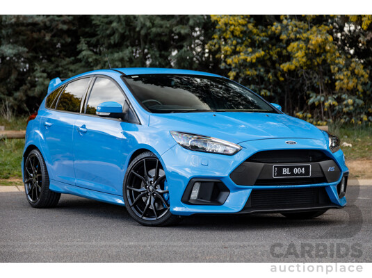 04/2017 Ford Focus RS (AWD) LZ MY17 4d Hatchback Nitrous Blue Turbo 2.3L