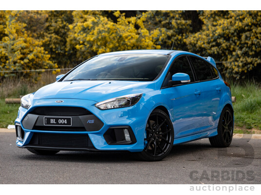 04/2017 Ford Focus RS (AWD) LZ MY17 4d Hatchback Nitrous Blue Turbo 2.3L