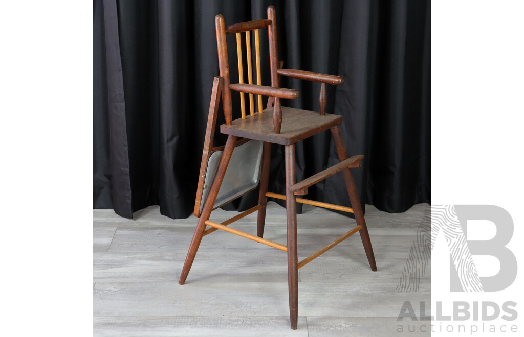 Vintage Timber Childs High Chair