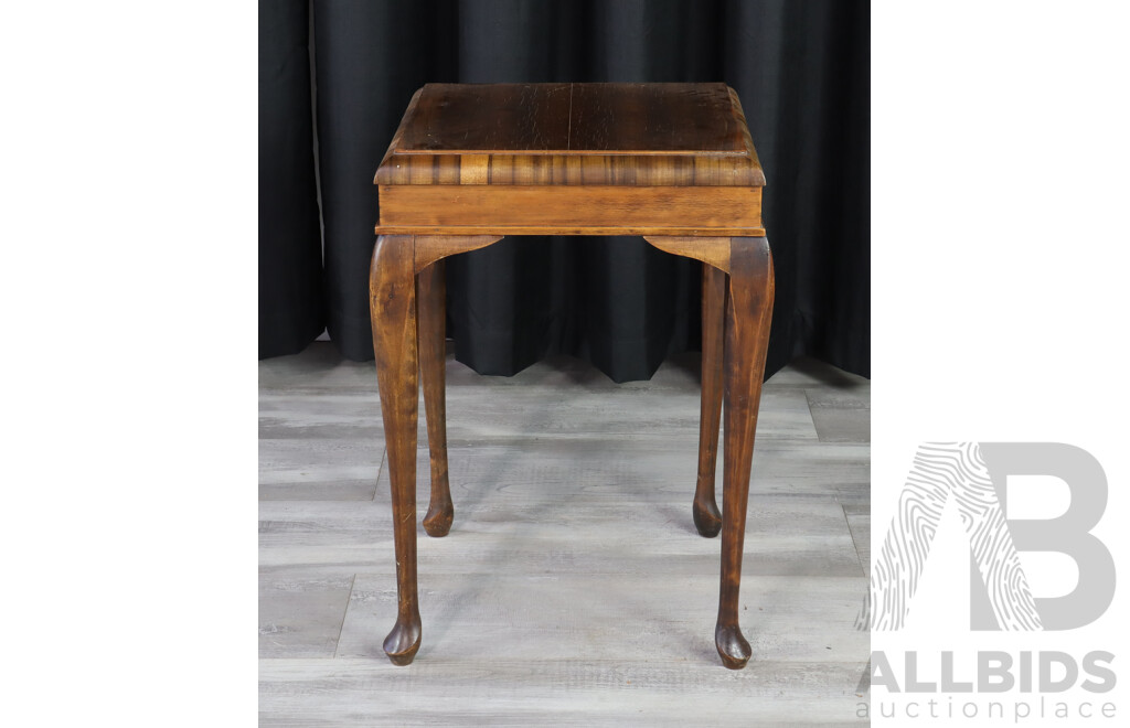 Art Deco Veneered Occasional Table