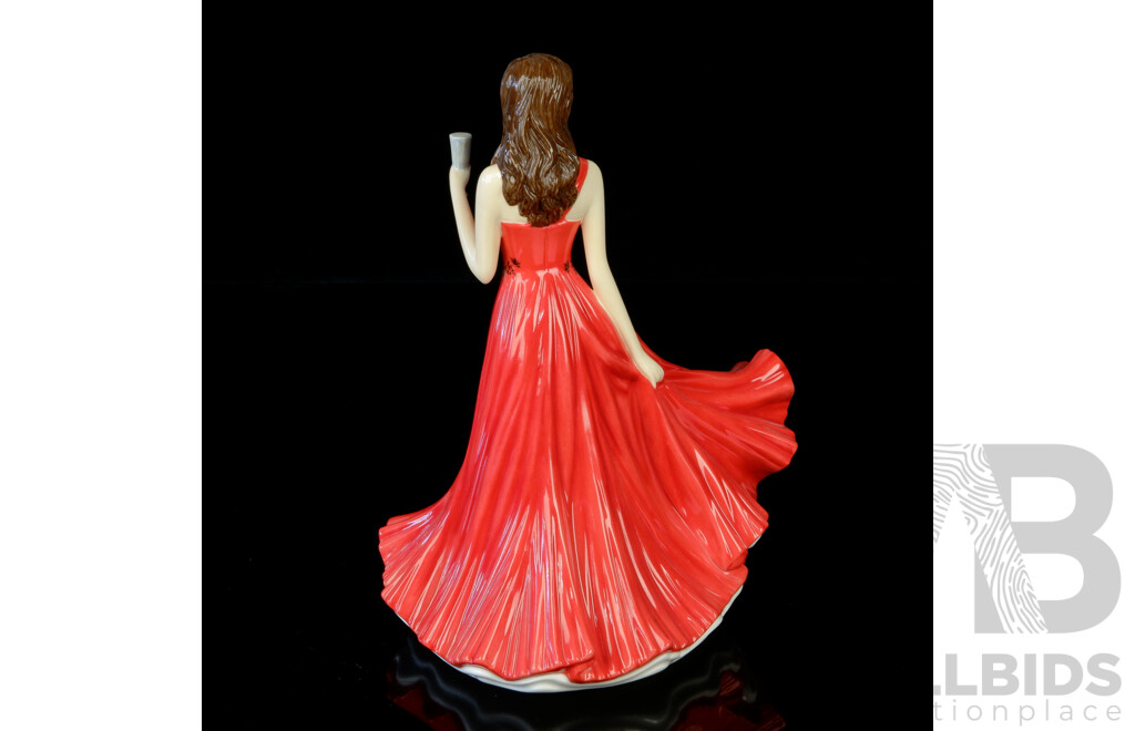 Royal Doulton Porcelain Figure in Traditional Ladies Series, Jodie HN 5752, Signed by Michael Doulton to Base, in Original Box