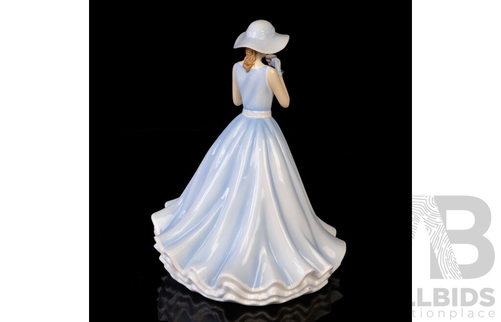 Royal Doulton Porcelain Figure in Exclusivite De Michael Doulton 2014 Series, Tallulah HN 5673, Signed by Michael Doulton to Base, in Original Box