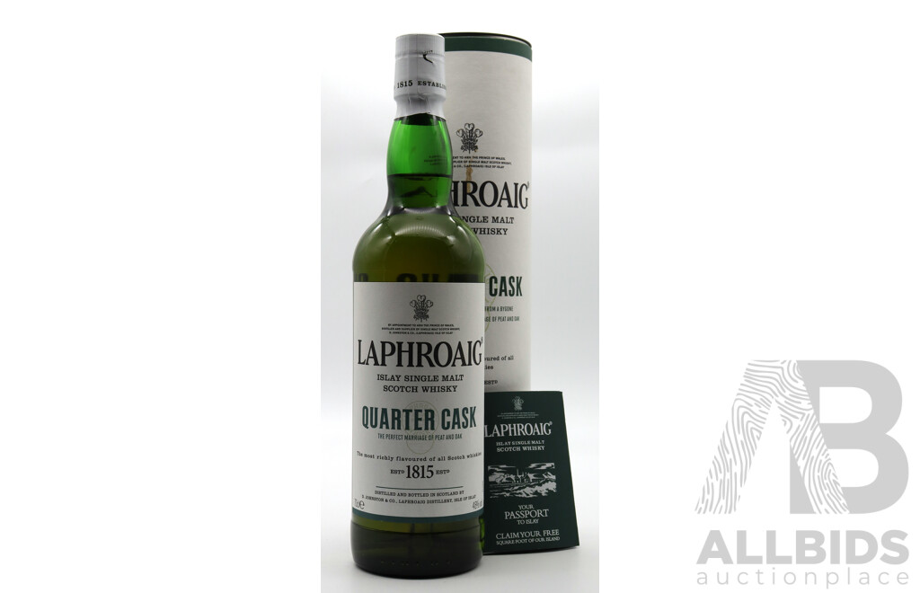 Laphroaig Islay Single Malt Scotch Whiskey 'Quarter Cask'