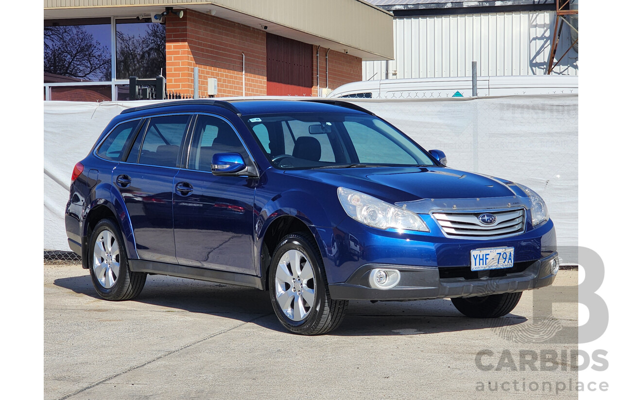 9/2010 Subaru Outback 2.5i Premium MY10 4d Wagon Blue 2.5L