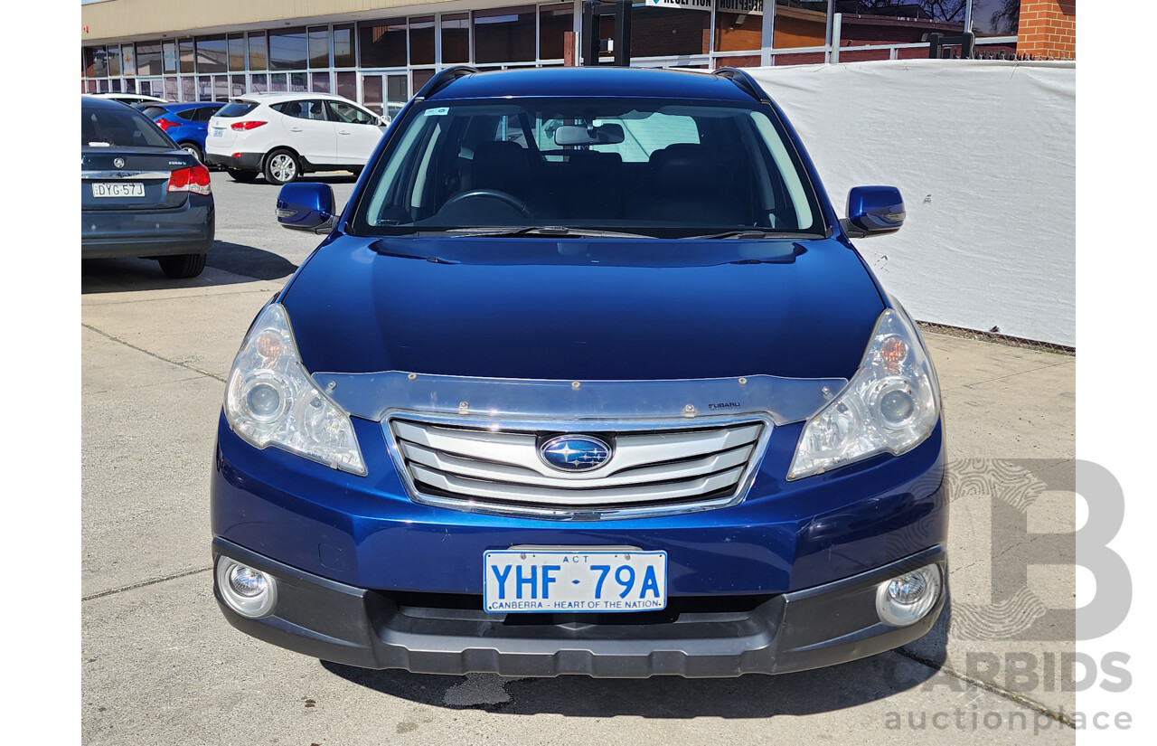 9/2010 Subaru Outback 2.5i Premium MY10 4d Wagon Blue 2.5L