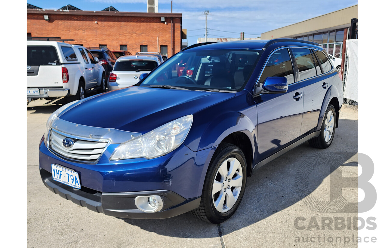 9/2010 Subaru Outback 2.5i Premium MY10 4d Wagon Blue 2.5L