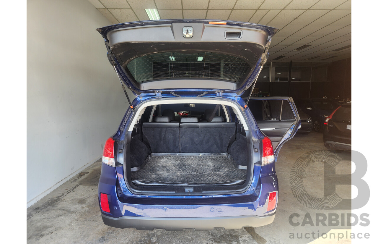 9/2010 Subaru Outback 2.5i Premium MY10 4d Wagon Blue 2.5L