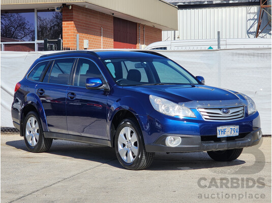 9/2010 Subaru Outback 2.5i Premium MY10 4d Wagon Blue 2.5L