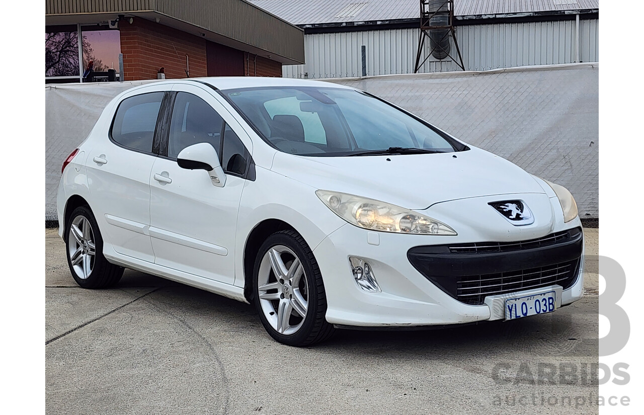 3/2011 Peugeot 308 Sportium  5d Hatchback White 1.6L