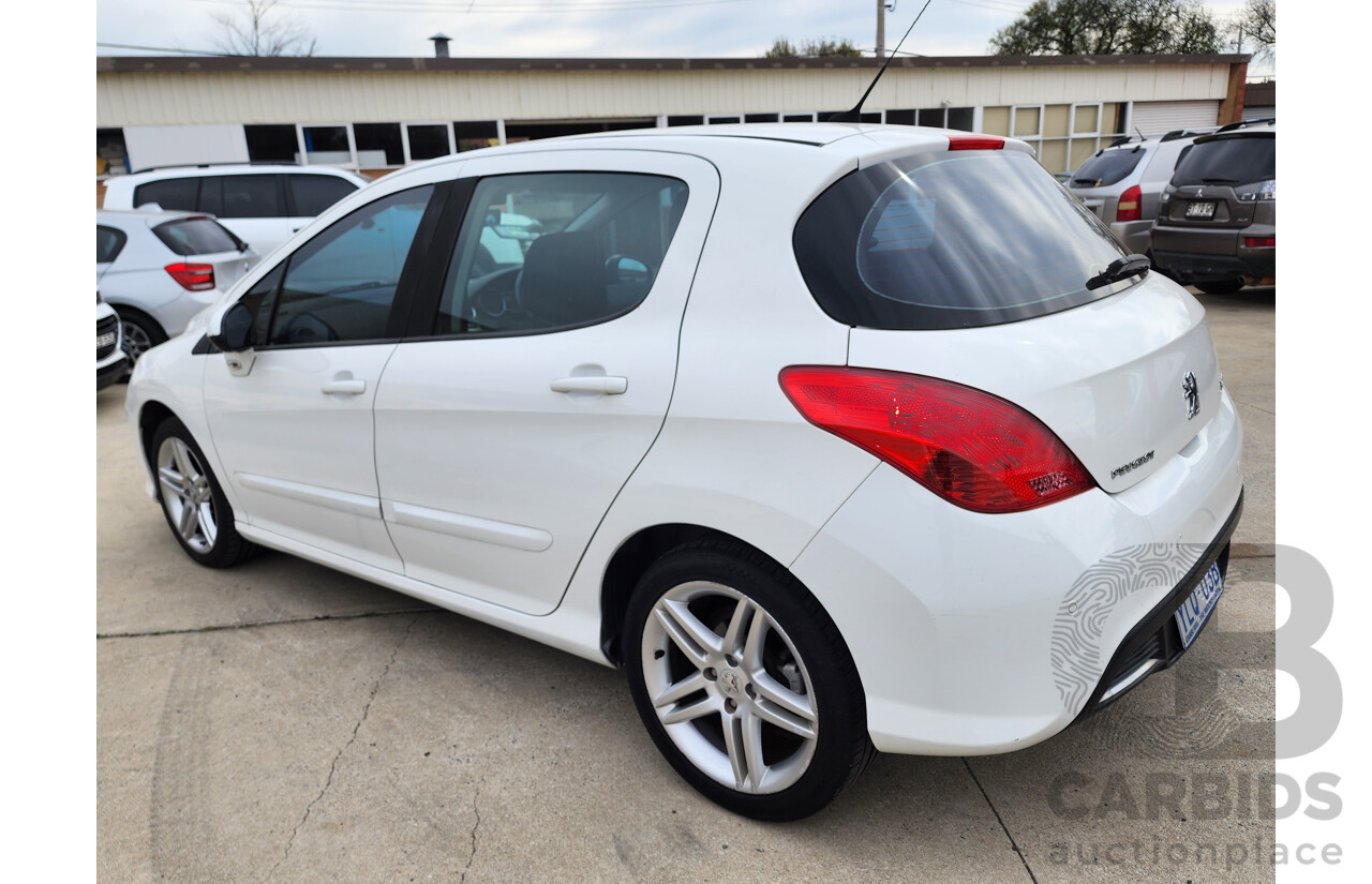 3/2011 Peugeot 308 Sportium  5d Hatchback White 1.6L