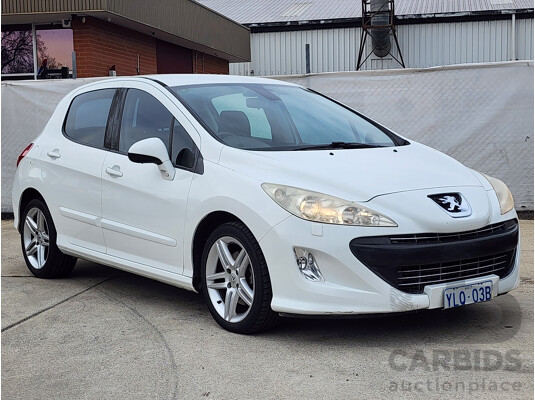 3/2011 Peugeot 308 Sportium  5d Hatchback White 1.6L