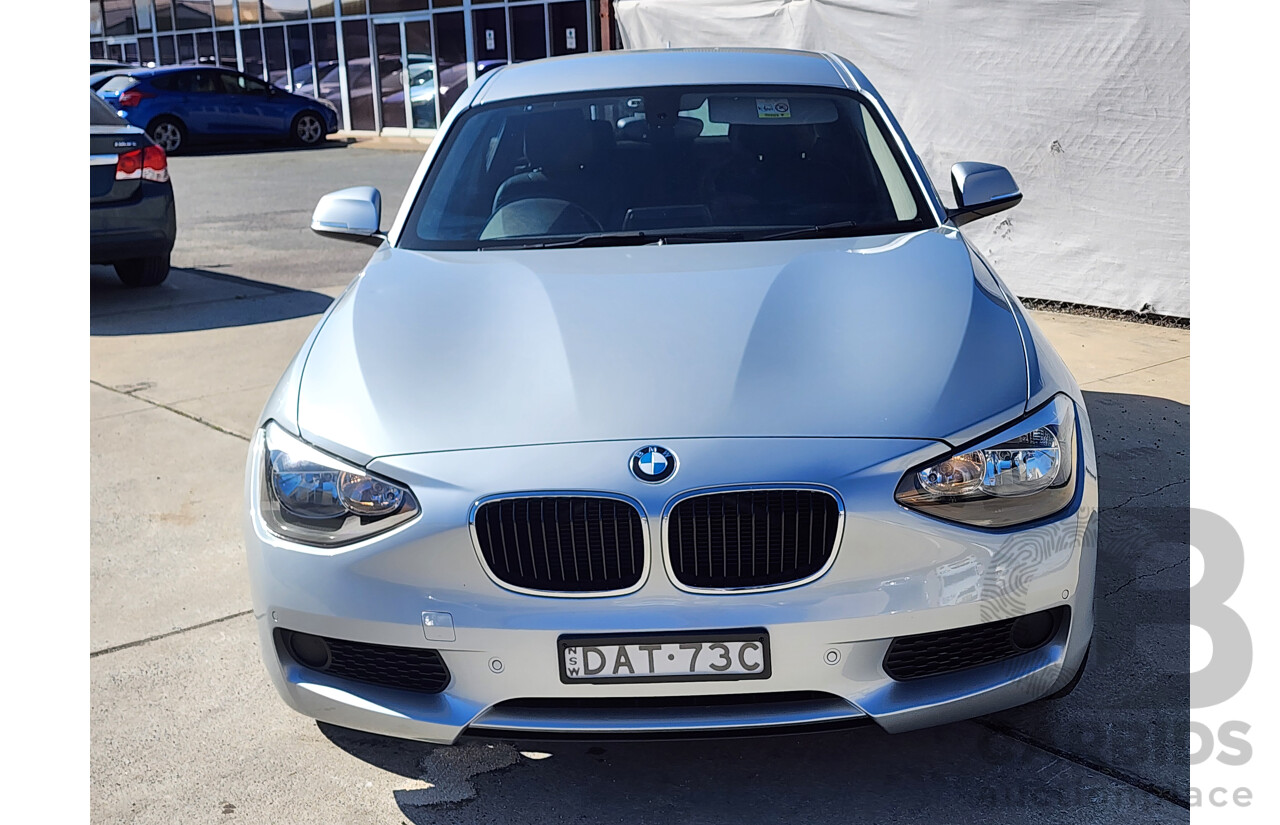 9/2013 Bmw 1 16i F20 5d Hatchback Silver Or Chrome 1.6L