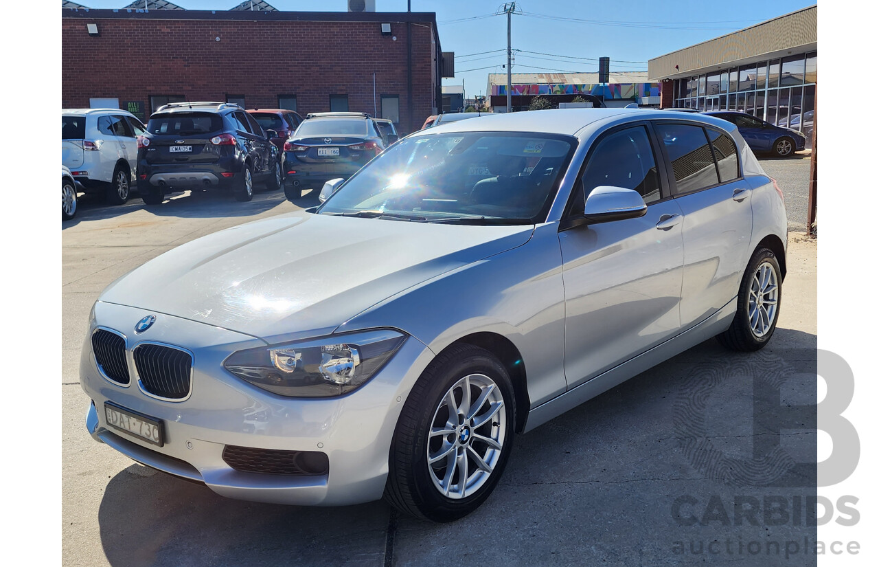 9/2013 Bmw 1 16i F20 5d Hatchback Silver Or Chrome 1.6L