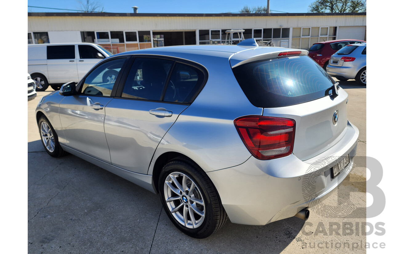 9/2013 Bmw 1 16i F20 5d Hatchback Silver Or Chrome 1.6L