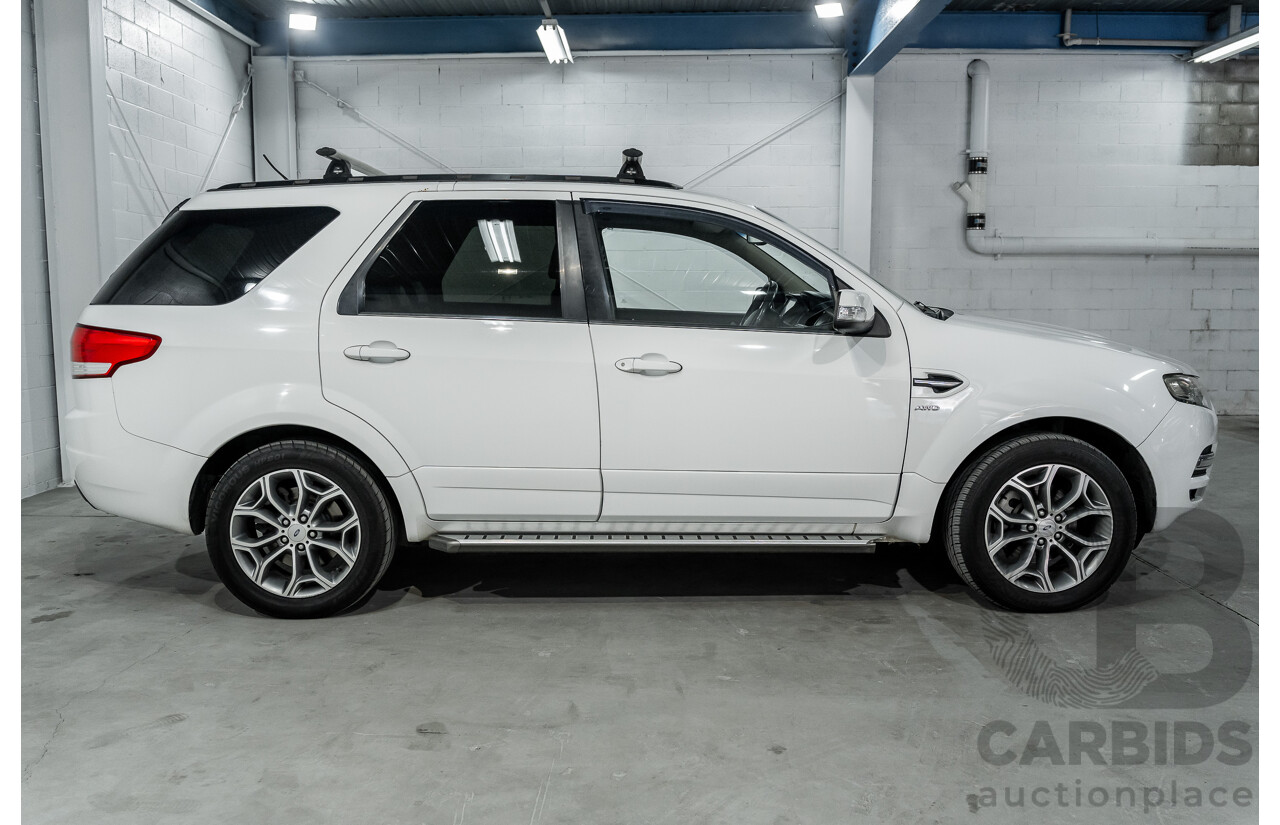 3/2012 Ford Territory Titanium (4x4) SZ 4d Wagon Winter White Turbo Diesel 2.7L