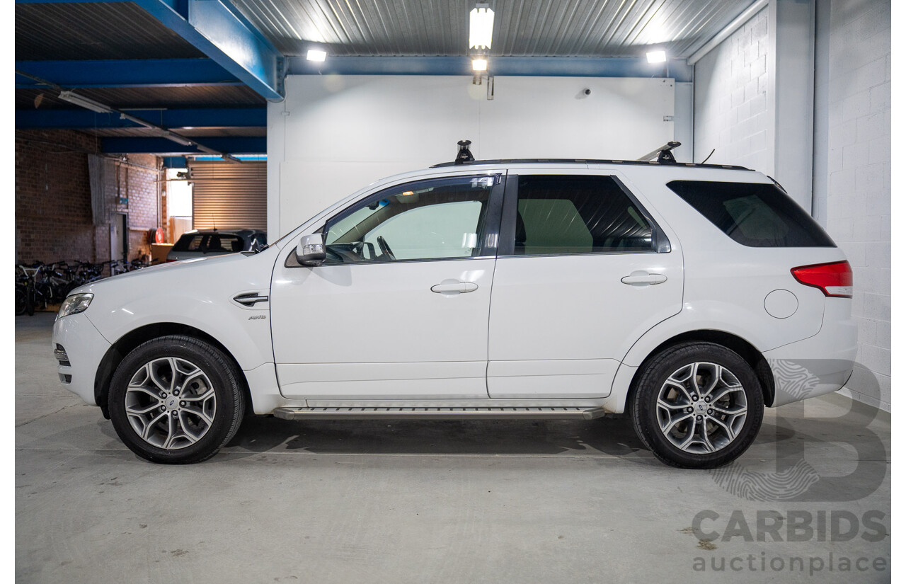 3/2012 Ford Territory Titanium (4x4) SZ 4d Wagon Winter White Turbo Diesel 2.7L