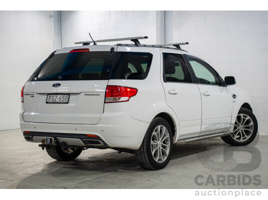 3/2012 Ford Territory Titanium (4x4) SZ 4d Wagon Winter White Turbo Diesel 2.7L