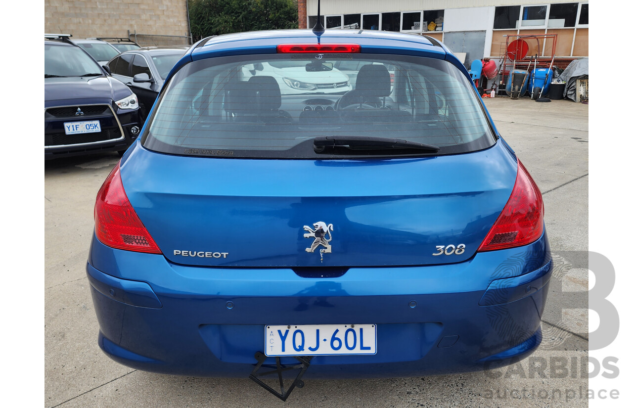 8/2008 Peugeot 308 XSE Turbo  5d Hatchback Blue 1.6L