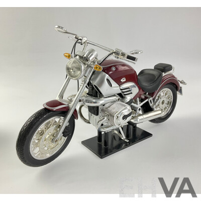 Model BMW R1200, American Chopper Jet Bike, Custom Harley Made From Twisted Wire and Dakota Steel HZ Panel Van
