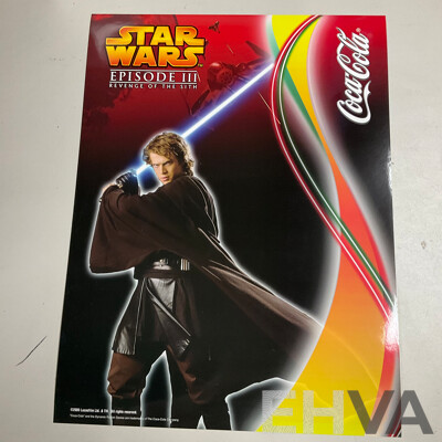 Five Coca Cola/Star Wars Promotion Posters for Episode III Revenge of the Sith