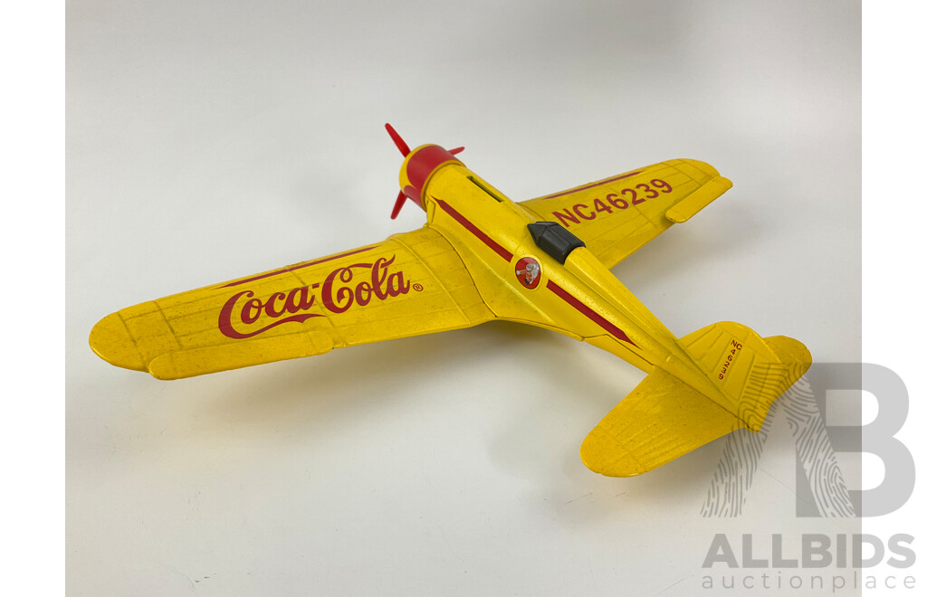 Ertl Diecast Coca Cola 1932 Northrop Gamma Coin Bank