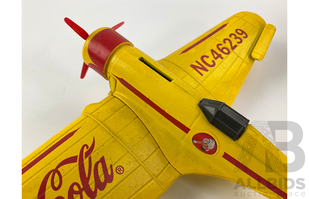 Ertl Diecast Coca Cola 1932 Northrop Gamma Coin Bank