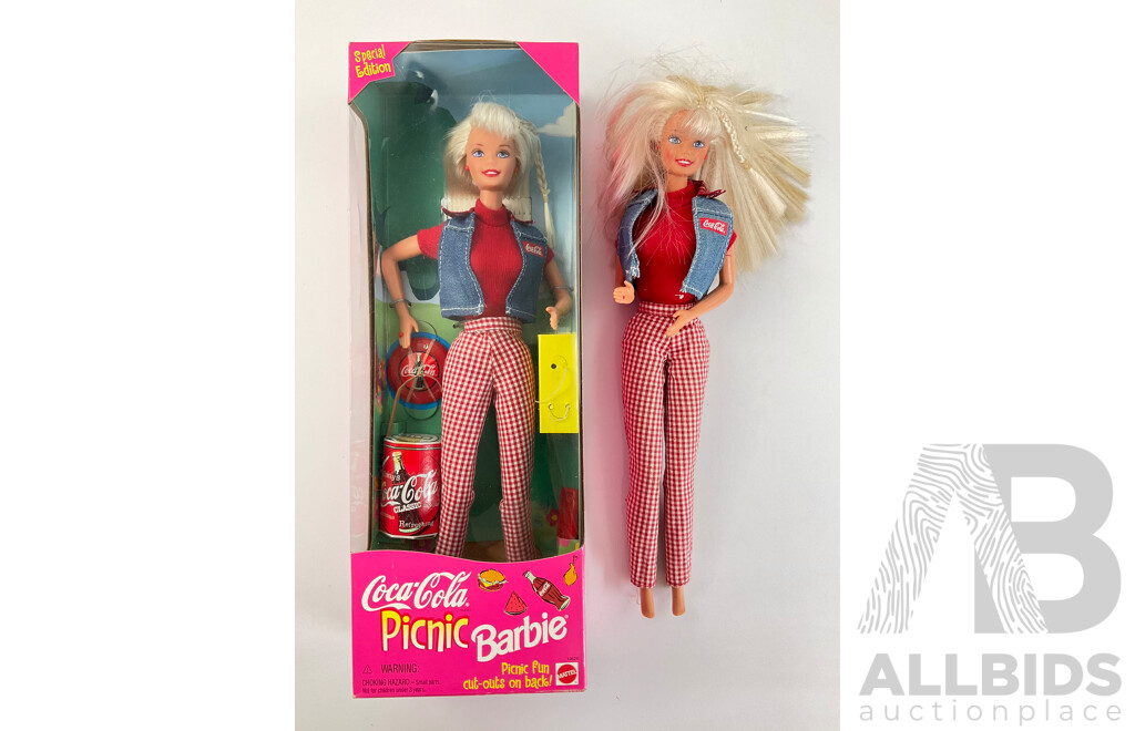 Coca Cola Special Edition Picnic Barbies