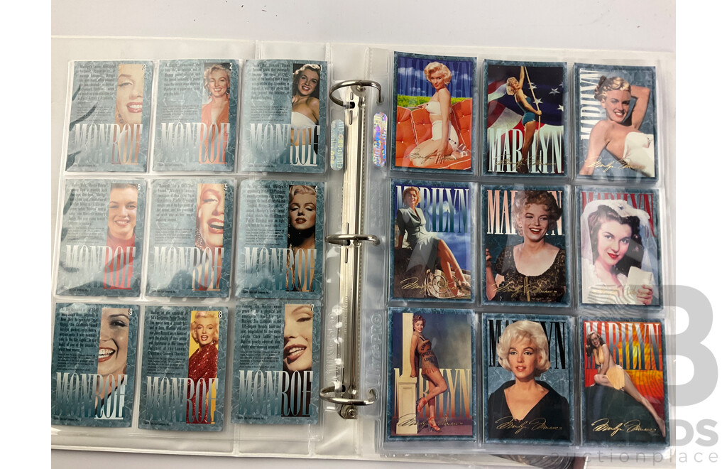 Marilyn Monroe Sports Time Collector Cards, Consecutive Numbers One to One Hundred