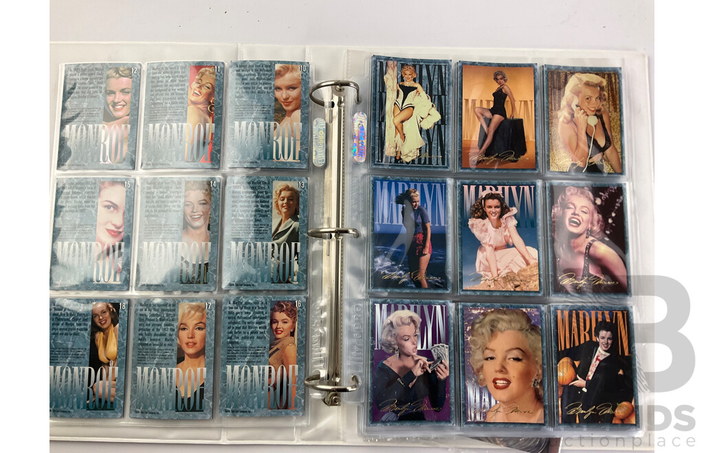 Marilyn Monroe Sports Time Collector Cards, Consecutive Numbers One to One Hundred