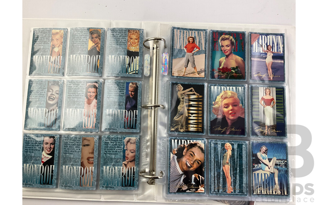 Marilyn Monroe Sports Time Collector Cards, Consecutive Numbers One to One Hundred