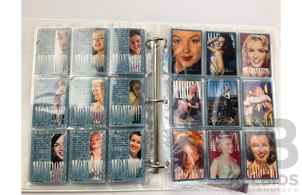 Marilyn Monroe Sports Time Collector Cards, Consecutive Numbers One to One Hundred