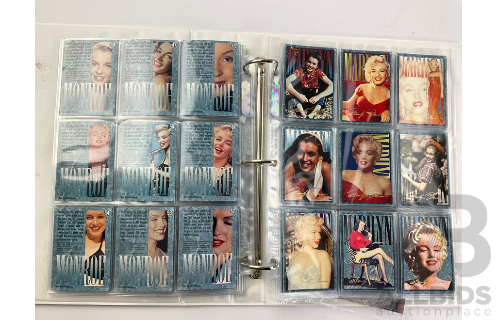 Marilyn Monroe Sports Time Collector Cards, Consecutive Numbers One to One Hundred