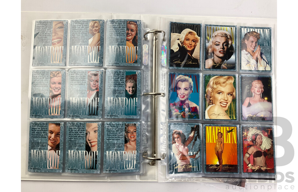 Marilyn Monroe Sports Time Collector Cards, Consecutive Numbers One to One Hundred