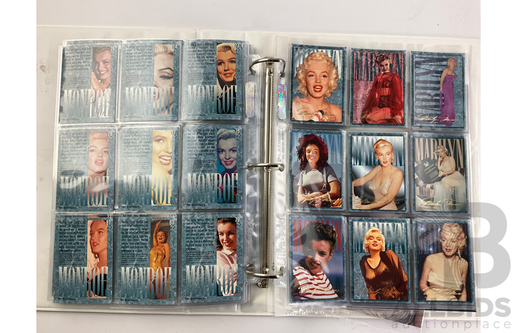 Marilyn Monroe Sports Time Collector Cards, Consecutive Numbers One to One Hundred