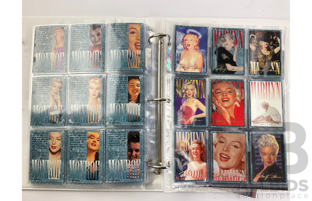 Marilyn Monroe Sports Time Collector Cards, Consecutive Numbers One to One Hundred