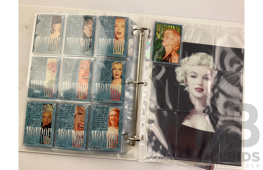 Marilyn Monroe Sports Time Collector Cards, Consecutive Numbers One to One Hundred