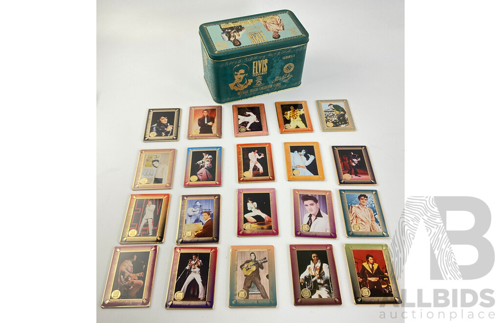 Elvis Priestley Series One Gold Metallic Images Collector Cards