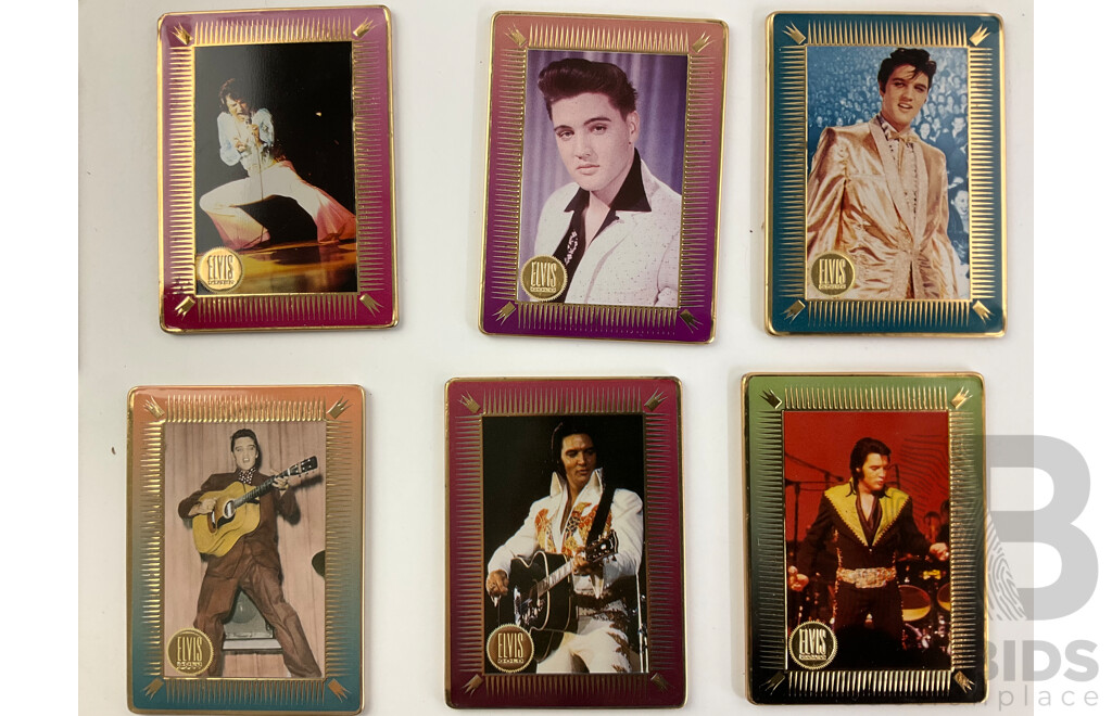 Elvis Priestley Series One Gold Metallic Images Collector Cards