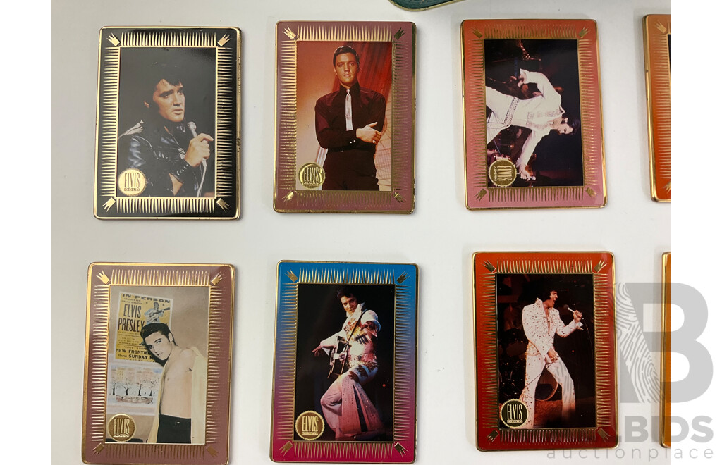 Elvis Priestley Series One Gold Metallic Images Collector Cards