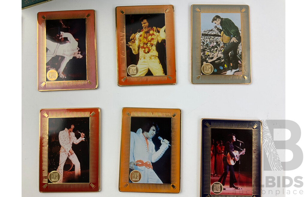 Elvis Priestley Series One Gold Metallic Images Collector Cards