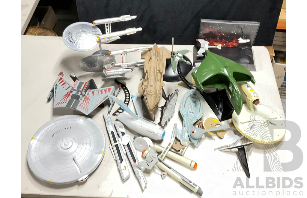 Collection of Star Trek Display Models