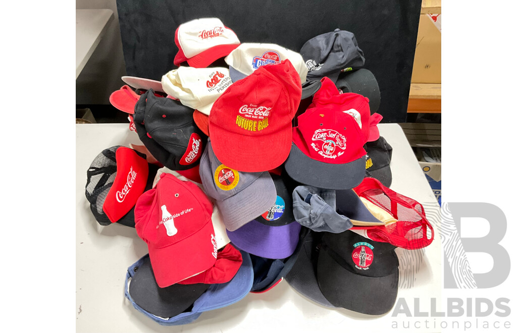 Large Collection of Coca Cola Caps Including Rugby, AFL, Olympics and More