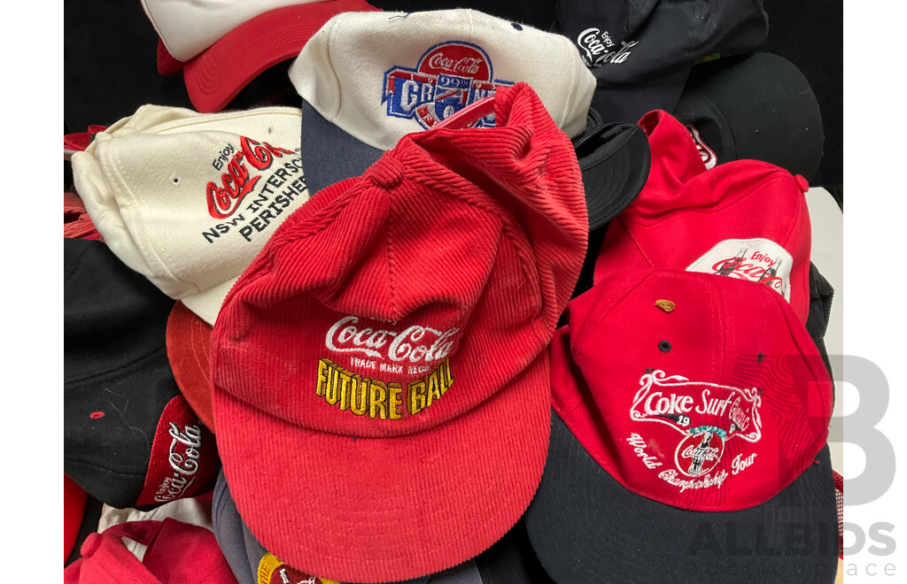 Large Collection of Coca Cola Caps Including Rugby, AFL, Olympics and More