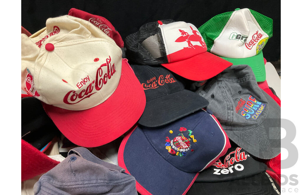 Large Collection of Coca Cola Caps Including Rugby, AFL, Olympics and More