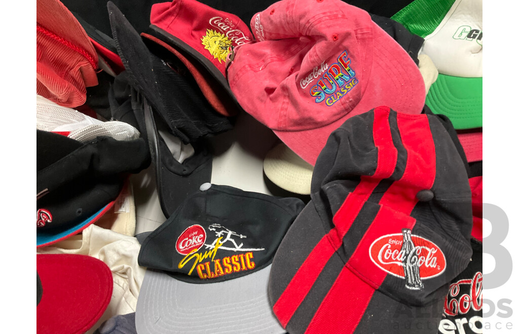 Large Collection of Coca Cola Caps Including Rugby, AFL, Olympics and More