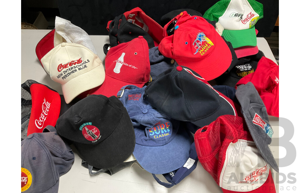 Large Collection of Coca Cola Caps Including Rugby, AFL, Olympics and More