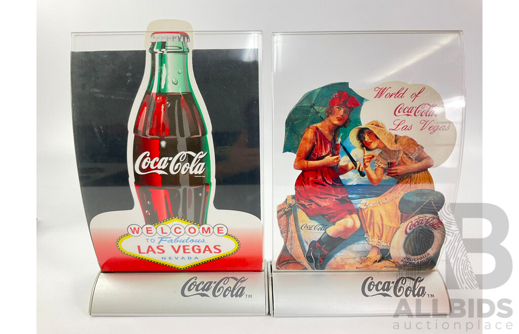 Coca Cola Straw Dispenser and POS Advertising Frames