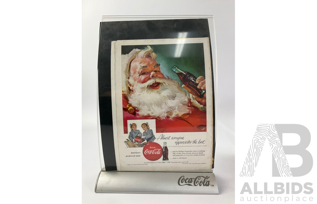 Coca Cola Straw Dispenser and POS Advertising Frames