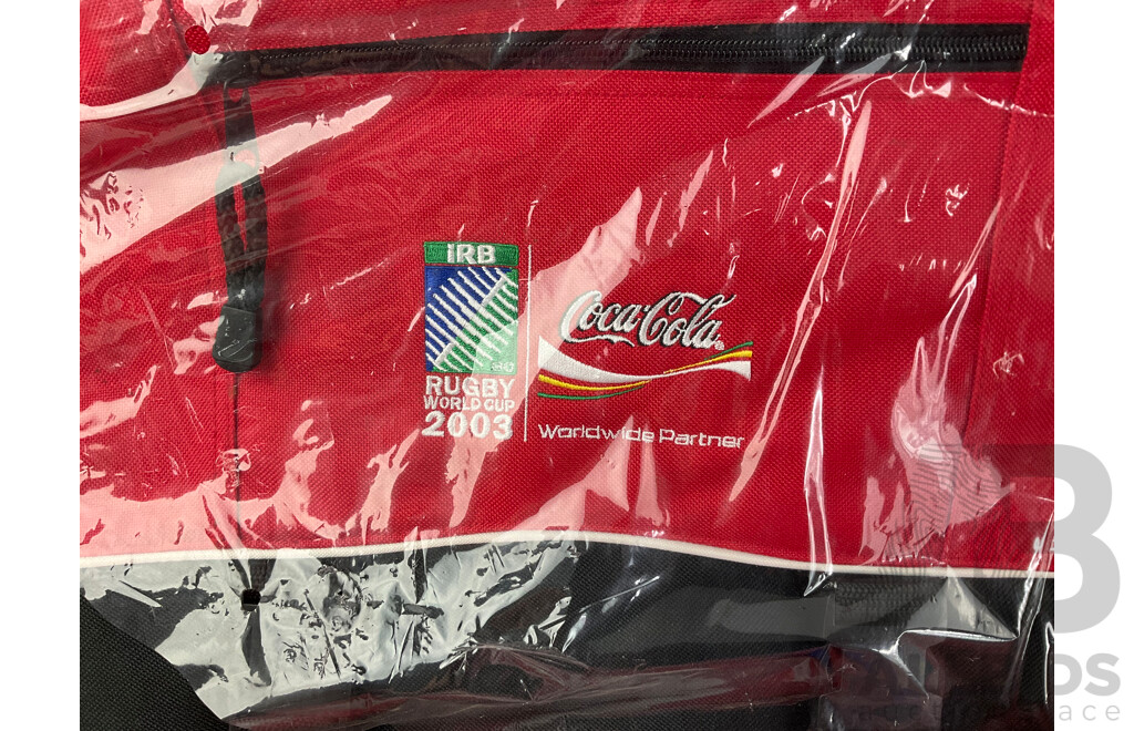 Coca Cola Bags Including 2003 World Cup, Beach Towel, Basketball and Lunch Bags