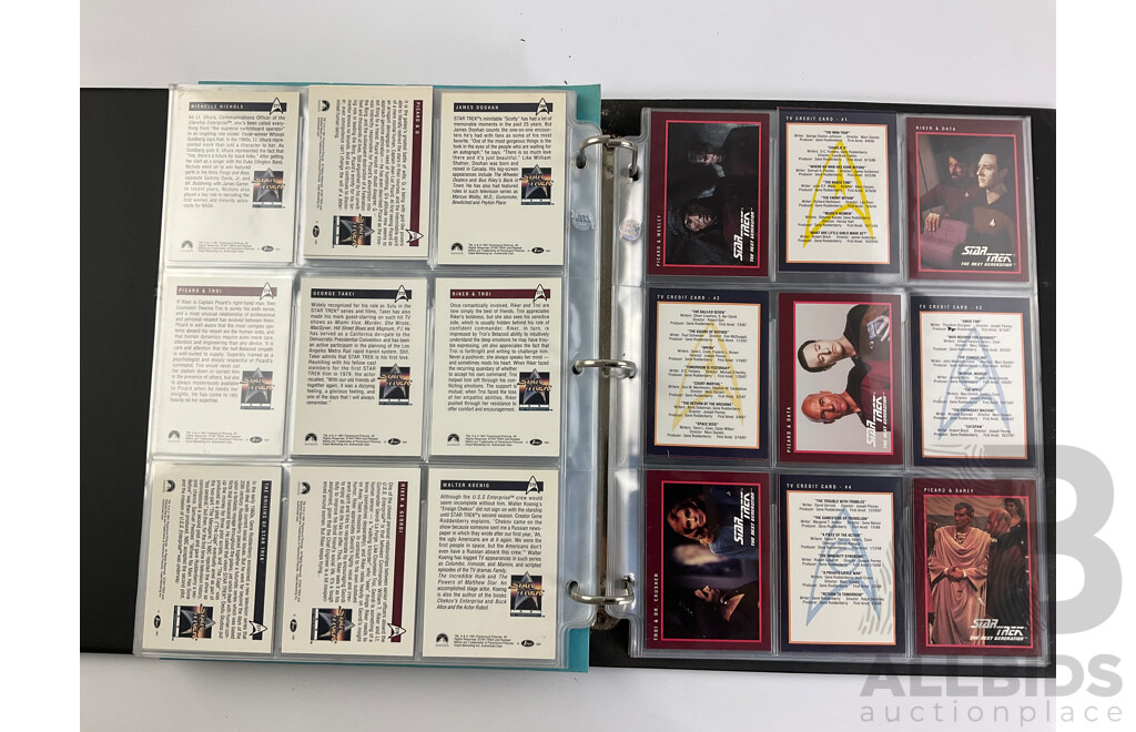 Star Trek 1991 Collector Card Album, Examples 1 to 308